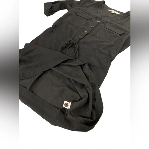 Max Studio Twill Black Dress - Picture 8 of 9